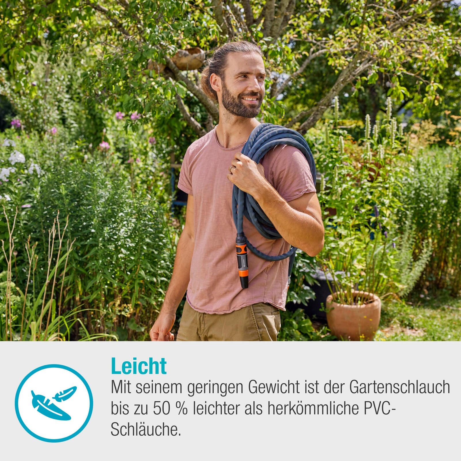 GARDENA Gartenschlauch Xtreme 1/2" Set