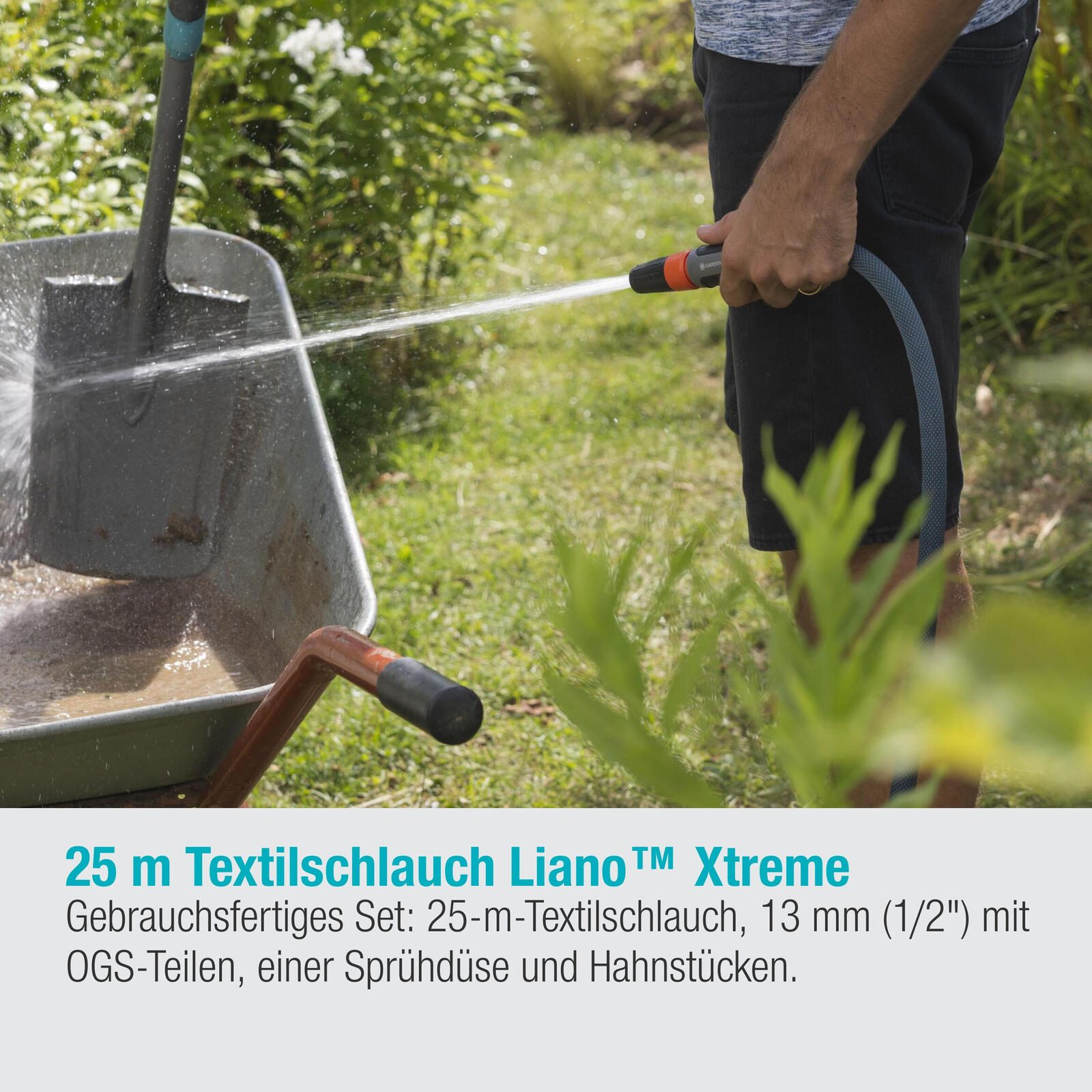 GARDENA Gartenschlauch Xtreme 1/2" Set