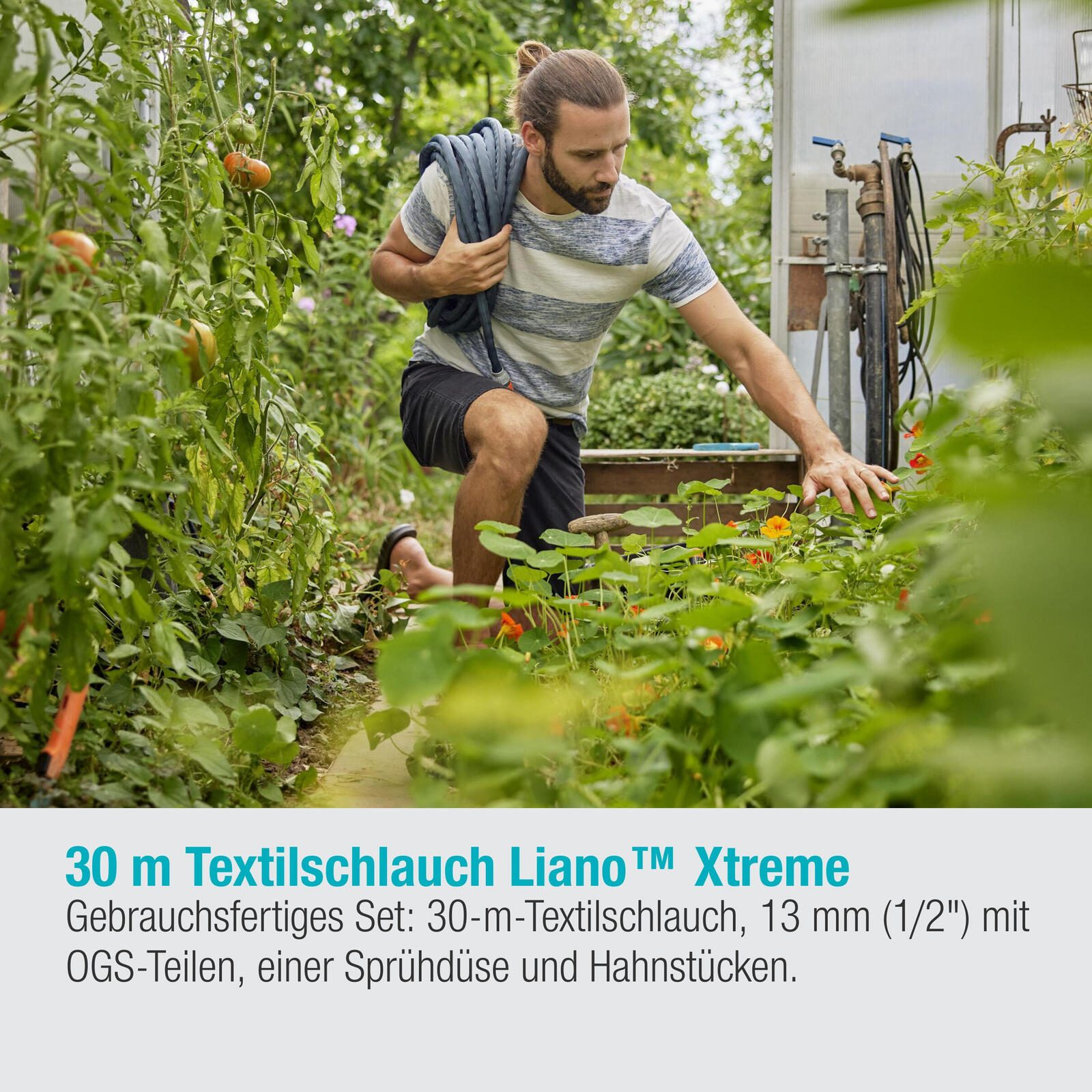 GARDENA Gartenschlauch Xtreme 1/2" Set