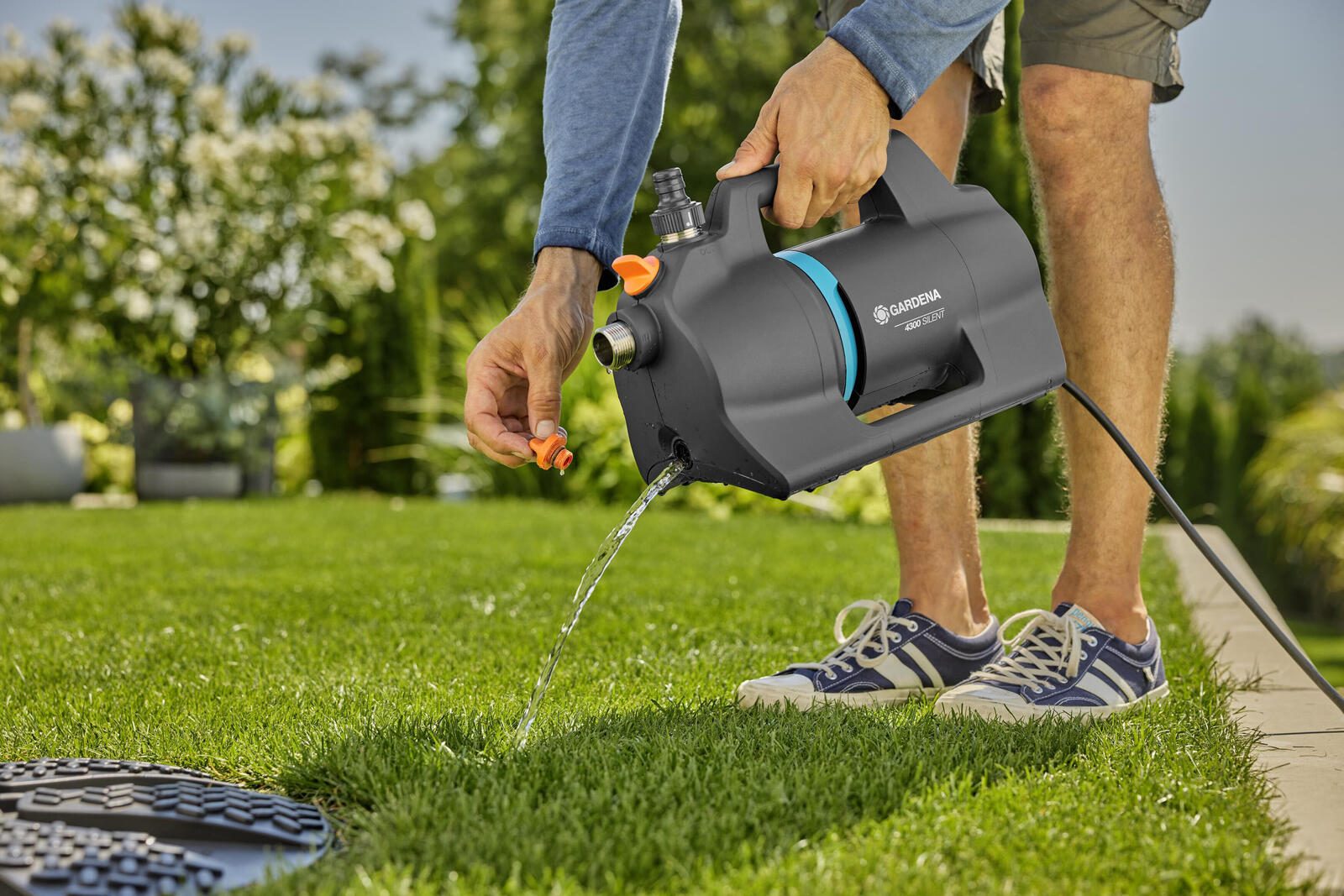 GARDENA Gartenpumpe 4300 Silent