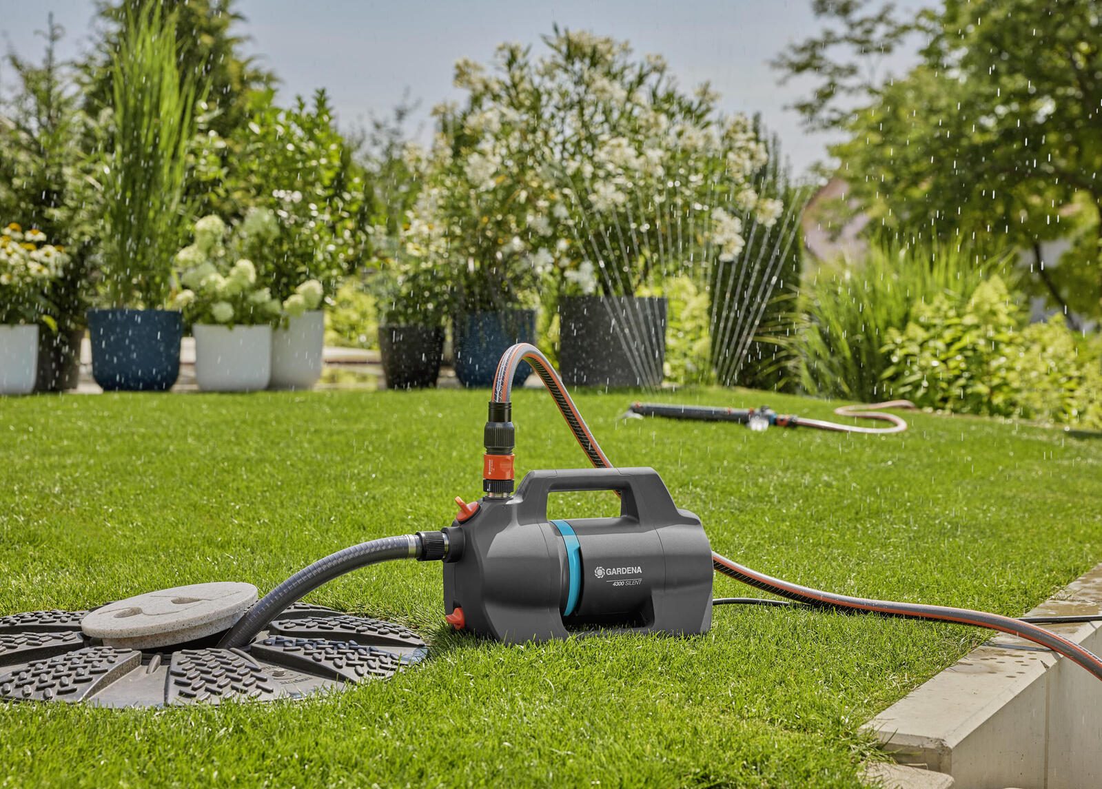 GARDENA Gartenpumpe 4300 Silent