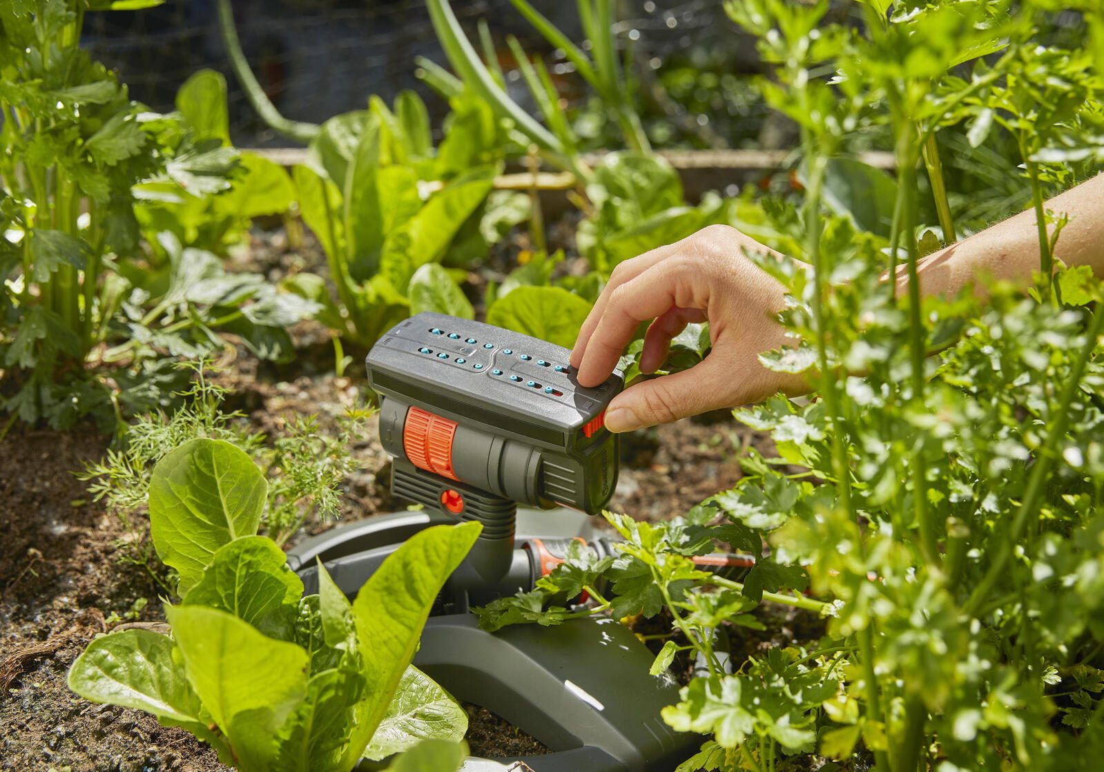 GARDENA Kreis- und Viereckregner AquaZoom compact