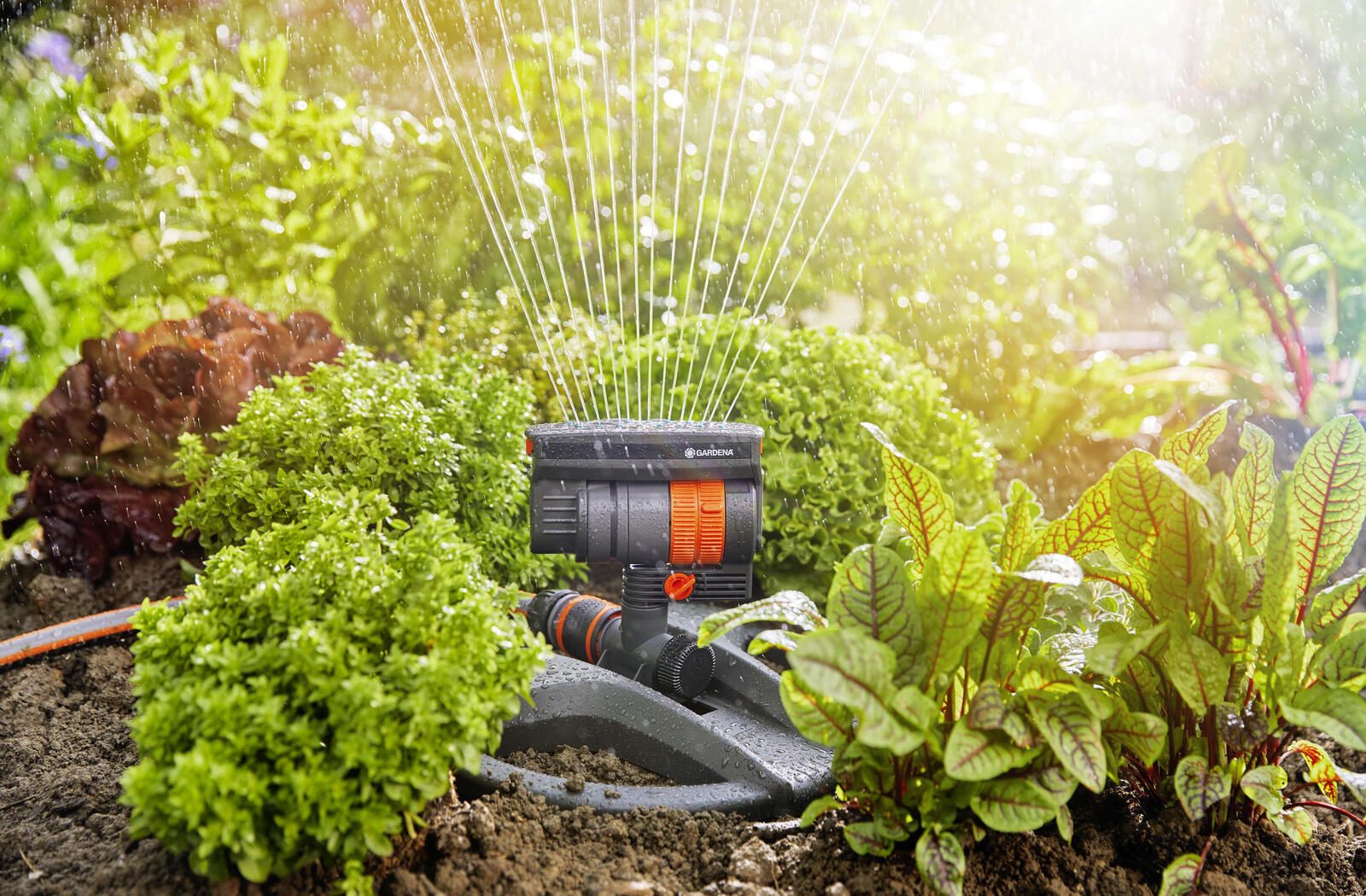 GARDENA Kreis- und Viereckregner AquaZoom compact