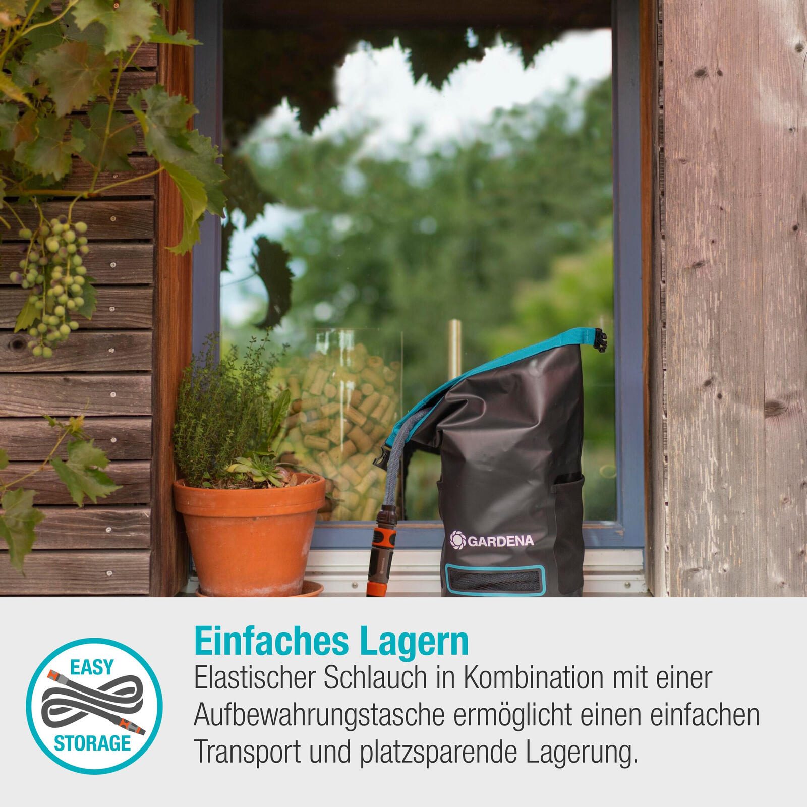GARDENA Gartenschlauch Xtreme 1/2" Set + Tasche