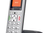 Gigaset E390 Schnurlostelefon mit Rufnummeranzeige silber-schwarz