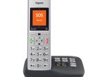 Gigaset E390A Schnurlostelefon mit Anrufbeantworter silber-schwarz