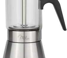 Milu Espressokocher silber, 4 Tassen