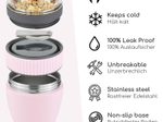 Milu Müsli-Becher-Set (3-tlg.) - pink