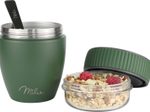 Milu Müsli-Becher-Set (3-tlg.) - olivgrün