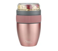Milu Müsli-Becher-Set (3-tlg.) - rosegold