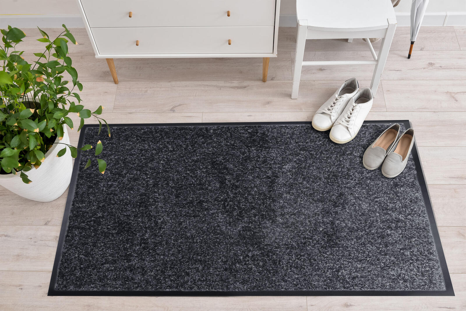 Mercury Fußmatte Alpha 80,0 x 120,0 cm schwarz