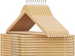 SONGMICS Kleiderbügel ahorn