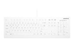 Cherry Hygiene-Tastatur kabelgebunden AK-C8112  weiß