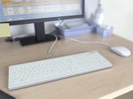 Cherry Hygiene-Tastatur kabelgebunden AK-C8112  weiß
