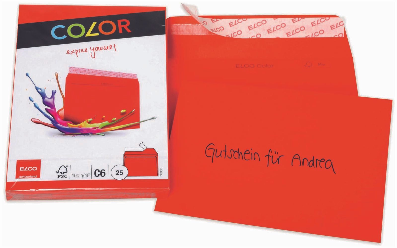 ELCO Briefumschläge DIN C6 ohne Fenster haftklebend