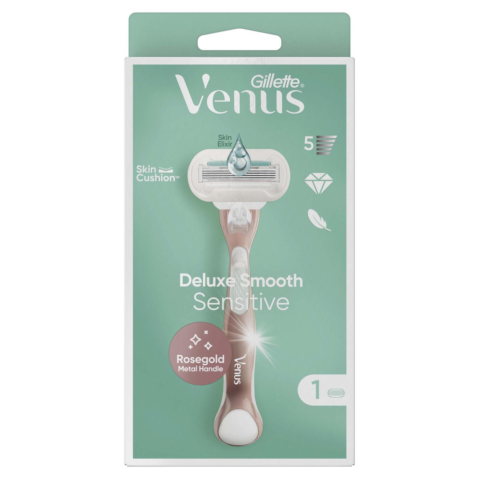 Gillette Venus Deluxe Smooth Sensitive Damen Rasierer 1 St.