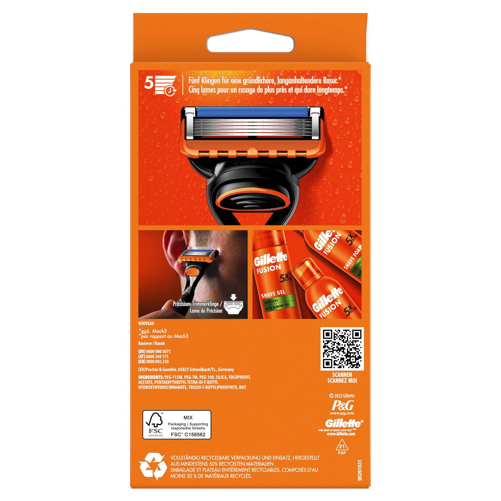 Gillette Fusion5 Rasierer Herren 1 St.