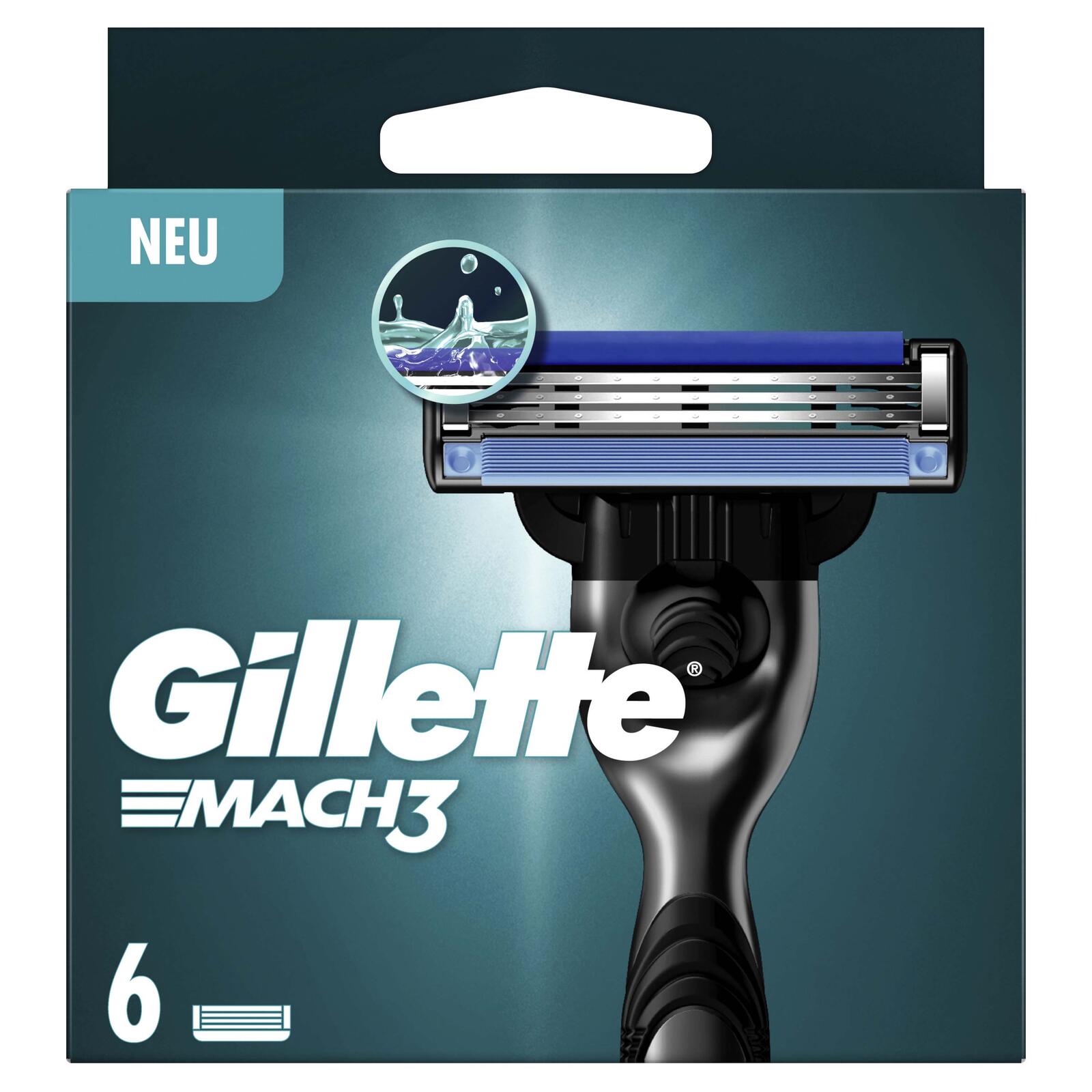 Gillette Mach3 Rasierklingen 6 St.