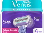 Gillette Venus Deluxe Smooth Swirl Rasierklingen 4 St.