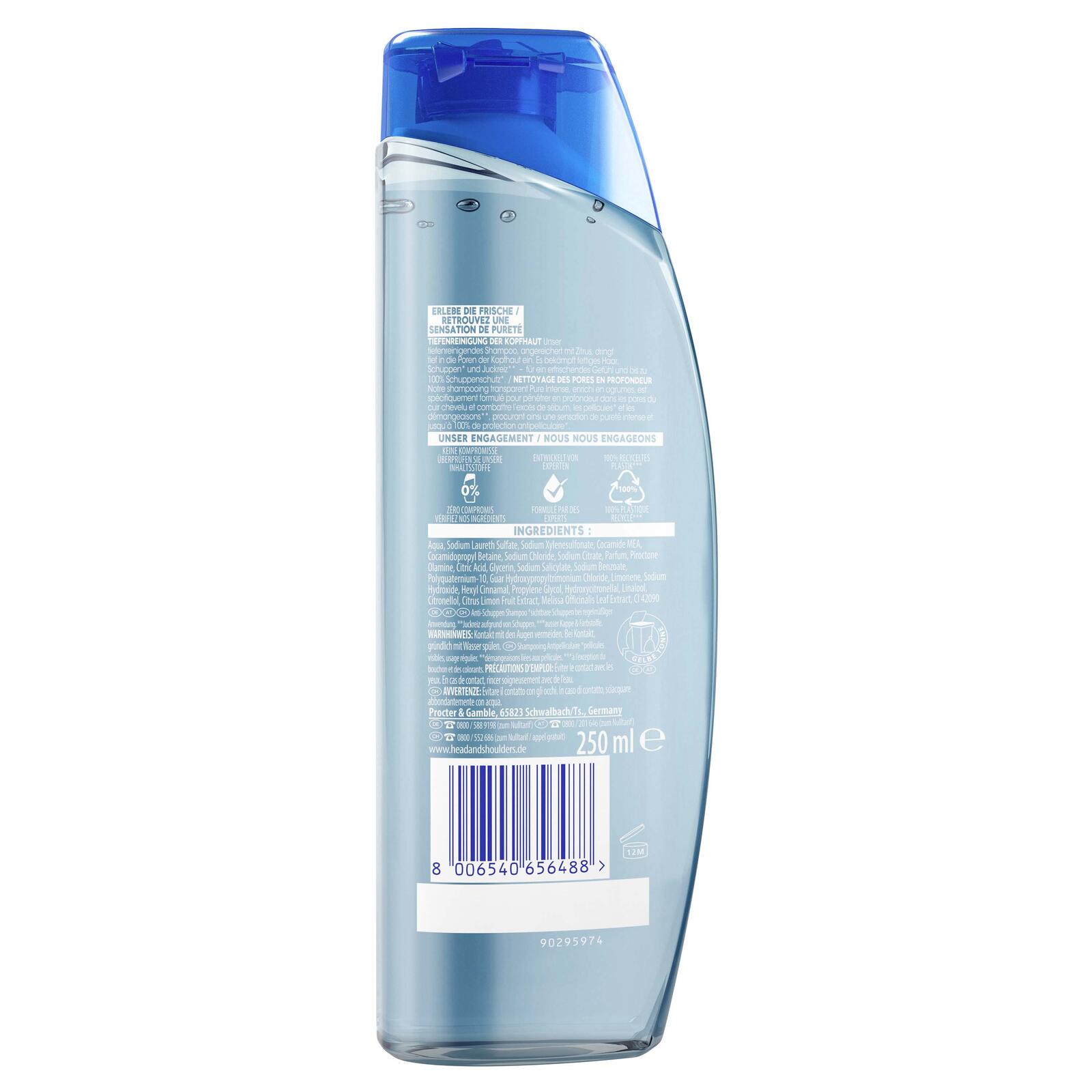 head&shoulders® Anti-Schuppen ANTI-FETT Shampoo 250 ml