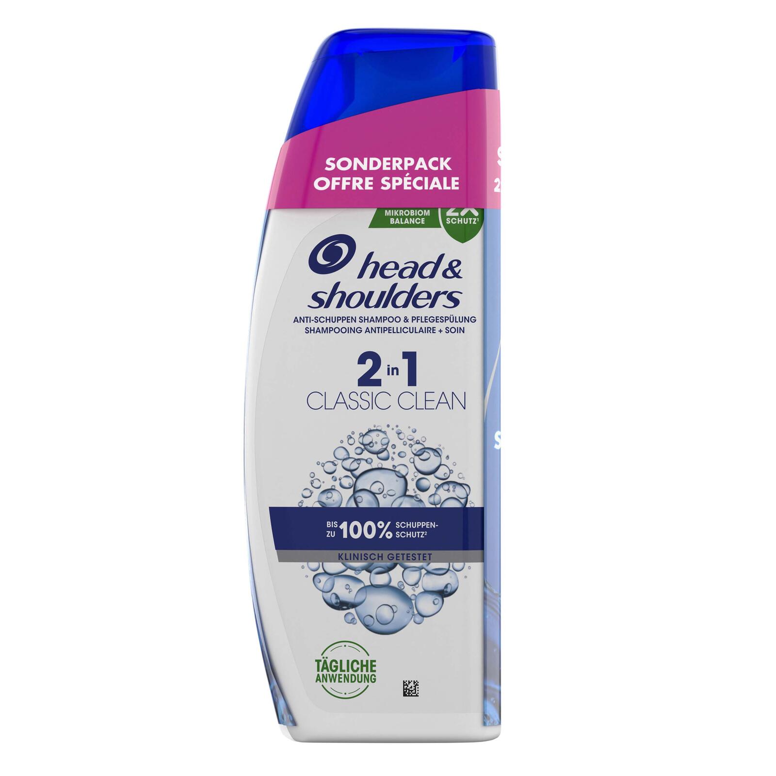 head&shoulders® Anti-Schuppen CLASSIC CLEAN Shampoo 2x250 ml