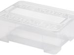Aufbewahrungsbox TEX 28,0 x 38,0 x 14,0 cm transparent