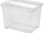 Aufbewahrungsbox TEX 28,0 x 38,0 x 27,2 cm transparent