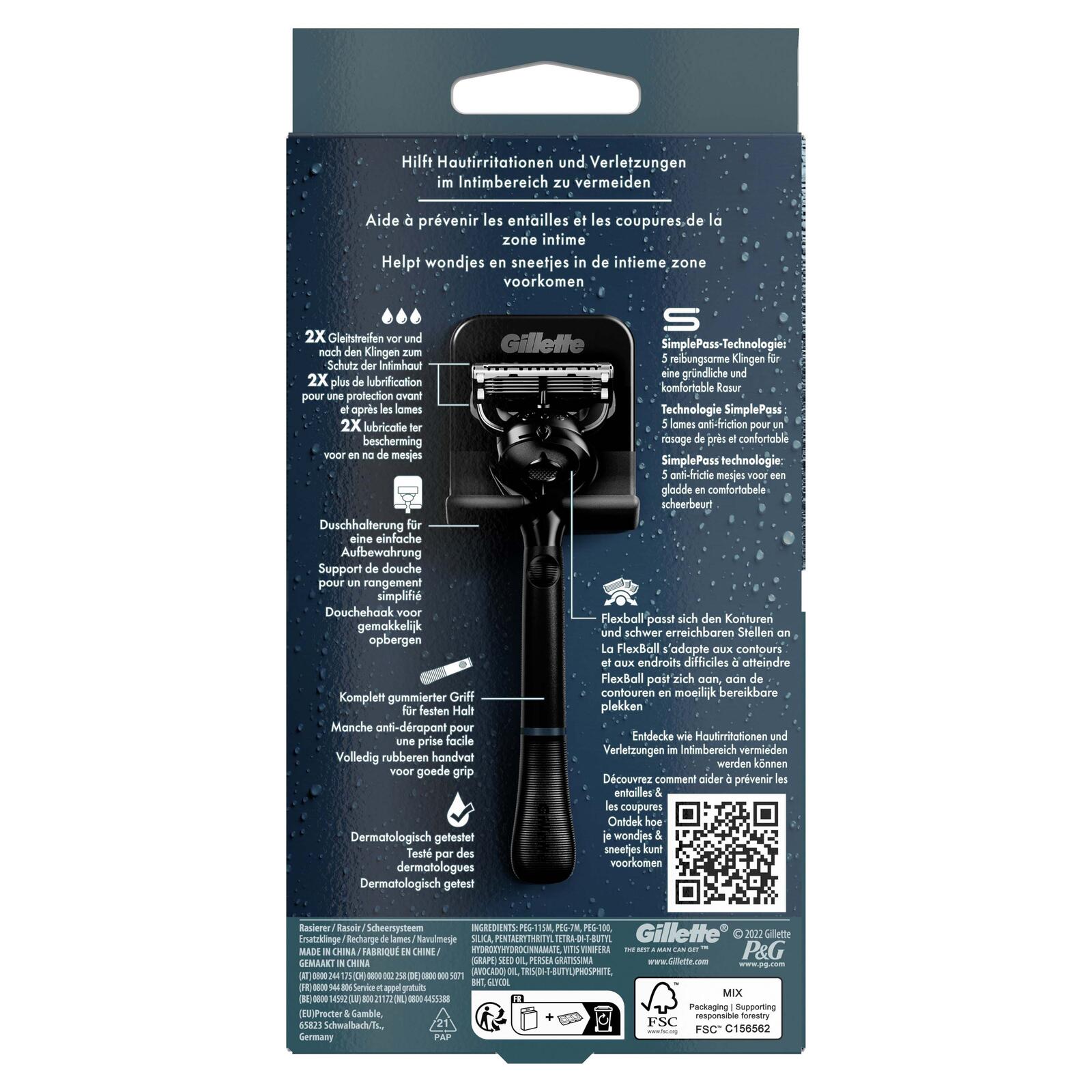 Gillette INTIMATE Rasierer Herren 1 St.