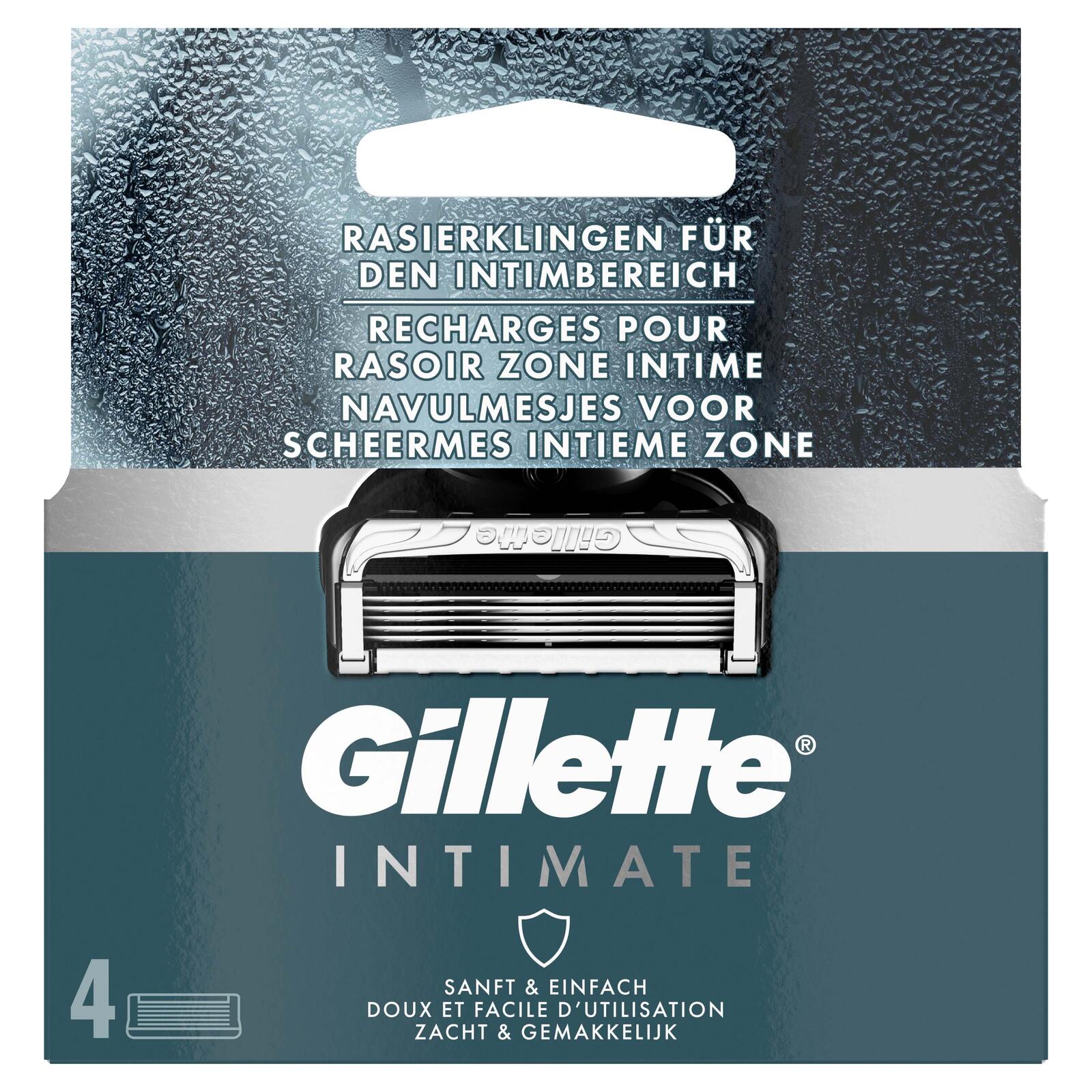 Gillette INTIMATE Rasierklingen 4 St.
