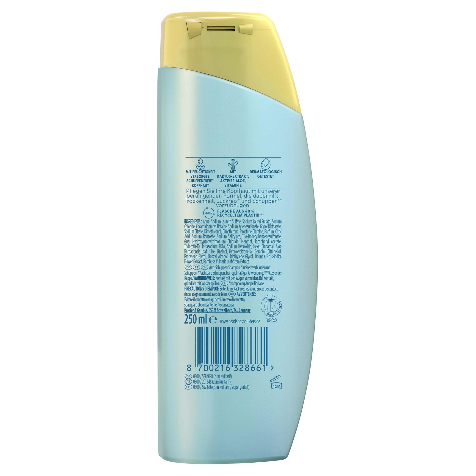 head&shoulders® DERMAXPRO BERUHIGEND Shampoo 250 ml