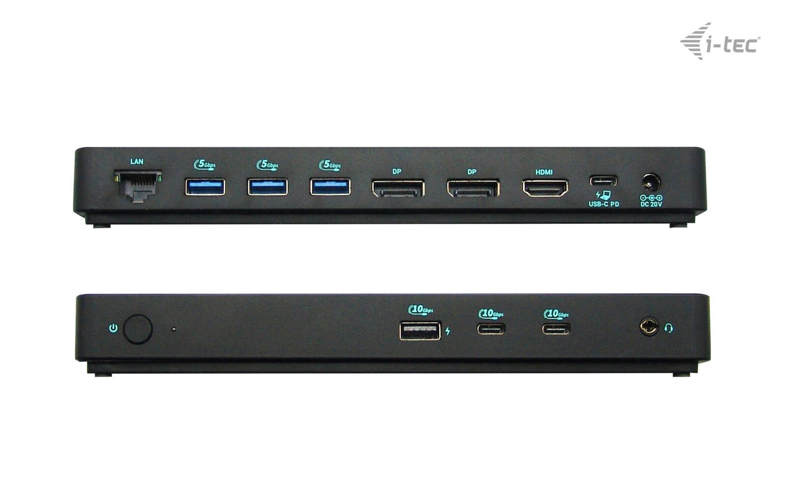 i-Tec USB-C Triple Display Dockingstation Gen2 Pro mit Power Delivery 100W