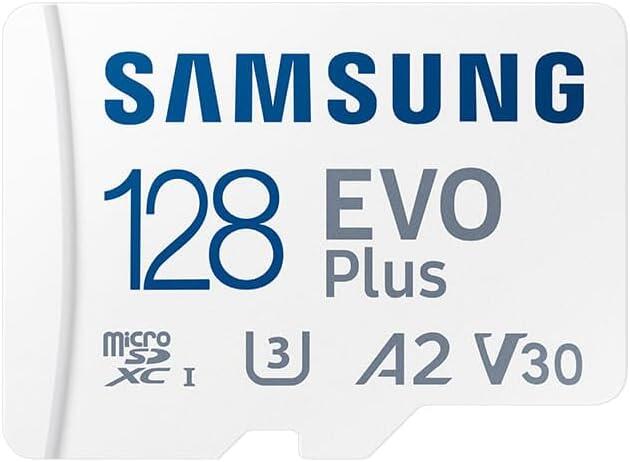 Samsung EVO Plus microSD-Speicherkarte (2024) - 128 GB (inkl. SD Adapter)