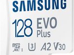 Samsung EVO Plus microSD-Speicherkarte (2024) - 128 GB (inkl. SD Adapter)