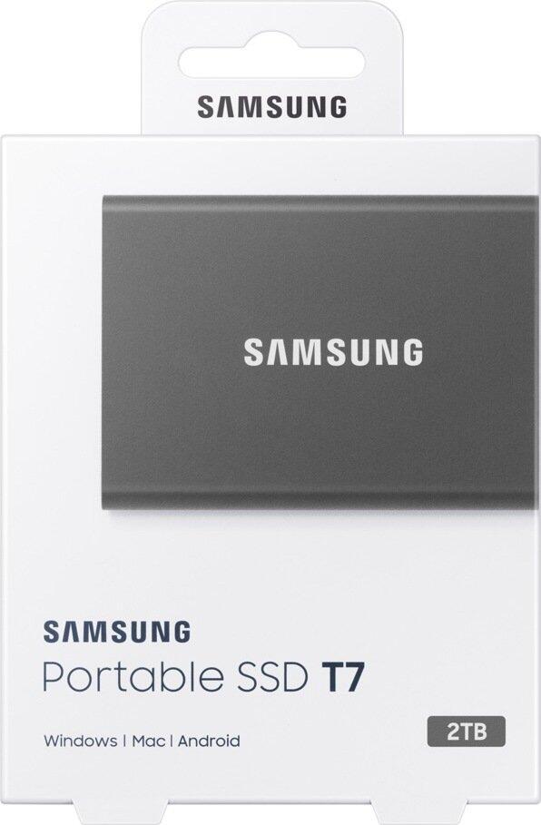 Samsung Portable SSD T7 - 4 TB in Grau