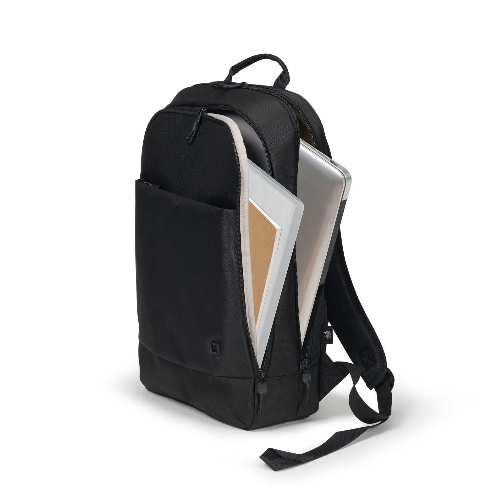 DICOTA Slim Eco Motion 13"-14.1"" Notebook-Rucksack, schwarz