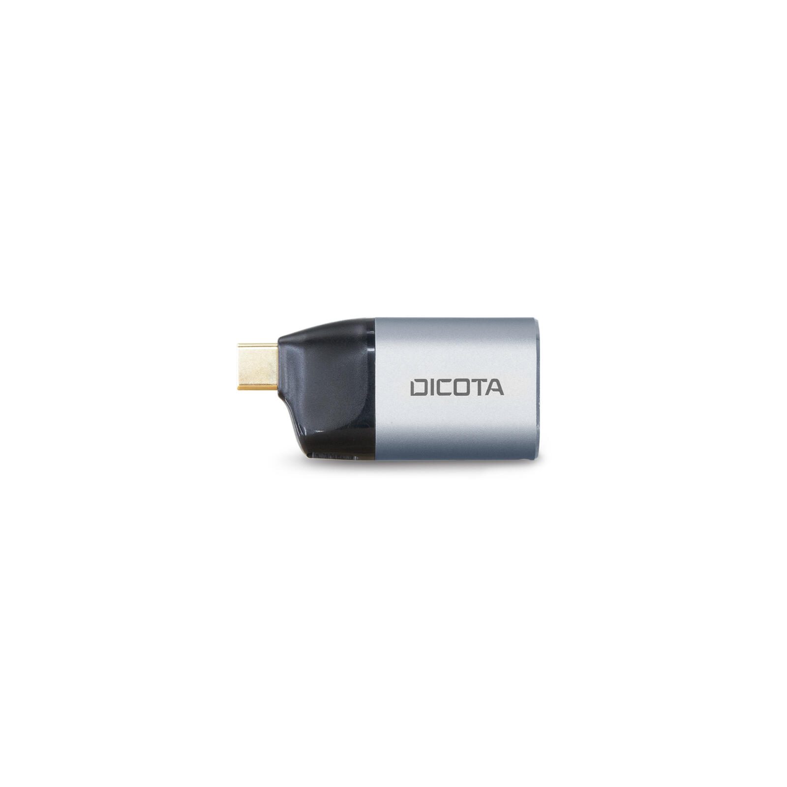 DICOTA Mini-Adapter USB-C zu Ethernet mit Power Delivery