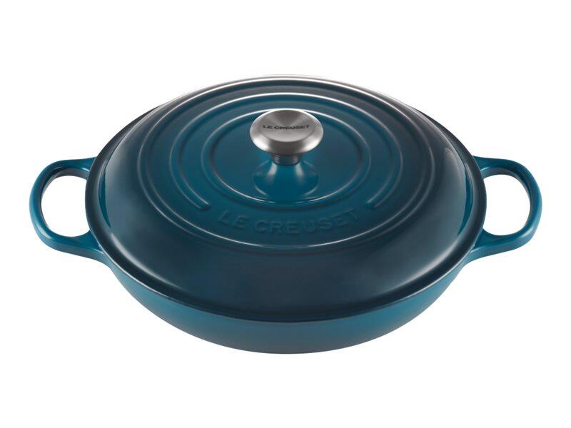 Le Creuset Gourmet-Profitopf 30cm, türkis blau
