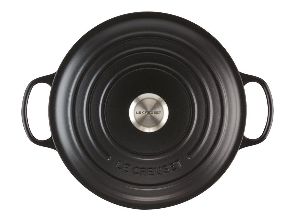 Le Creuset Bräter 20cm, mattschwarz
