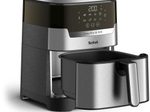 Tefal Easy Fry & Grill XL Deluxe Heißluftfritteuse, 4,2L, schwarz/silber