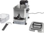 Tefal Oleoclean Compact Fritteuse, 2L, silber/schwarz
