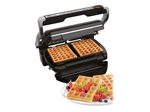 Tefal OptiGrill+ inkl. Waffeleinsatz, elektrisch, schwarz/silber