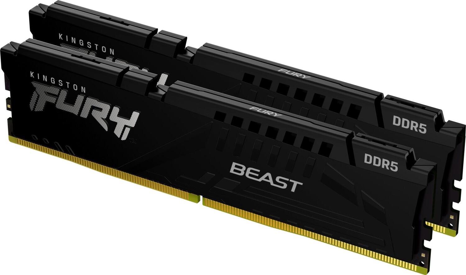 Kingston FURY Beast DIMM 32GB, DDR5-6000, CL36-38-38
