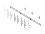 Hagor comPROnents® Menuboard Wandhalterung für 4 Displays 46-65 Zoll