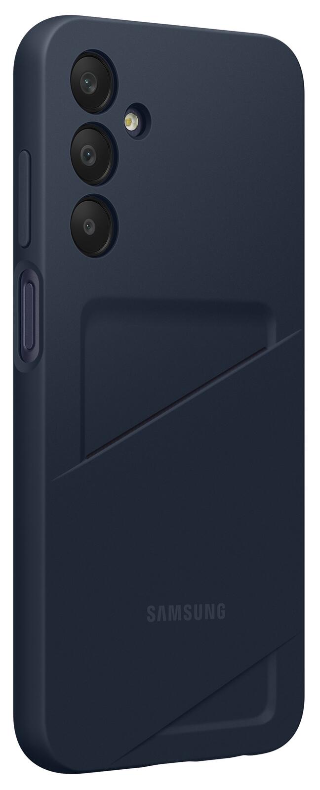 Samsung Card Slot Case EF-OA256 für das Galaxy A25 5G (blau-schwarz)