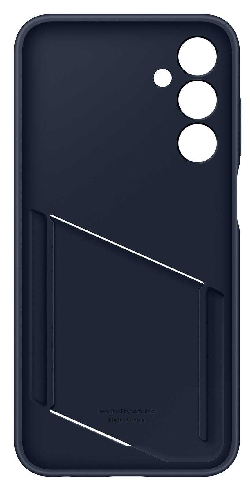 Samsung Card Slot Case EF-OA256 für das Galaxy A25 5G (blau-schwarz)