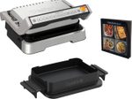 Tefal OptiGrill 4in1 Kontaktgrill- elektrisch, schwarz/silber