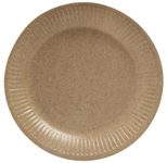 PROnappe Pappteller, braun 23 cm