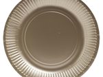 PROnappe Pappteller, gold 23 cm