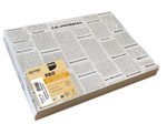 PROnappe Platzsets Vintage Zeitung 30 x 40 cm weiß