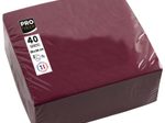 PROnappe Servietten 38,0 x 38,0 cm 2-lagig bordeaux
